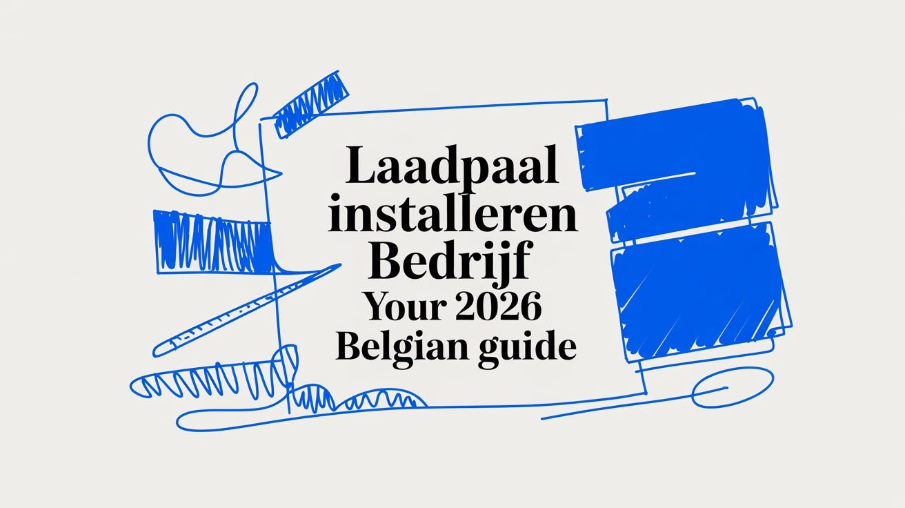 Laadpaal installeren bij uw bedrijf: de complete Belgische gids voor 2026