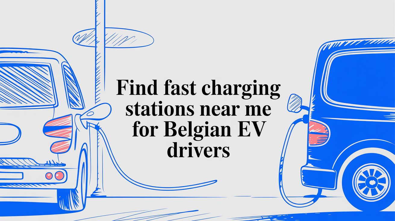 Vind snelladers in uw buurt voor Belgische EV-bestuurders