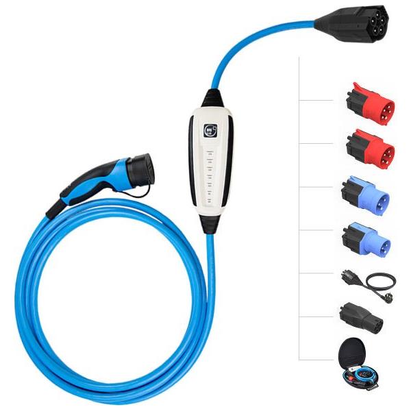 NRG KICK - Mobiele laadkabel - 5m / 7.5m / 10m tot 22kW - Incl Schuko Stekker - #Blulinc#